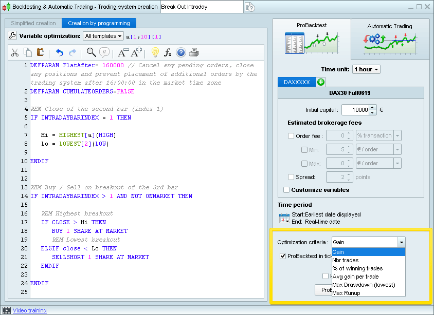 Optimierungs-Charts in 2D und 3D