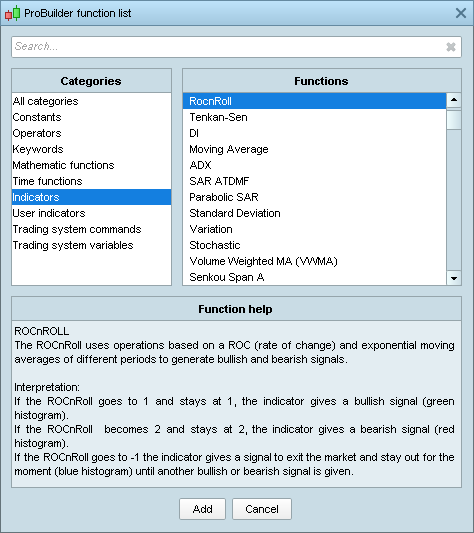 Additional ProBuilder Indicator functions
