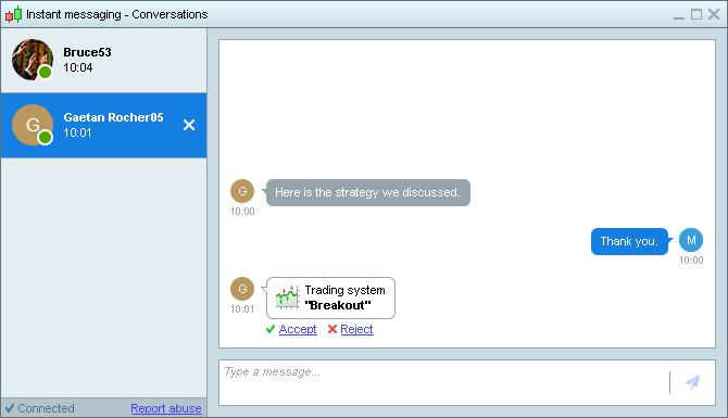 Share indicators, trading systems and market scans